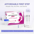 At-Home Self-Insemination Kit – Safe, Easy, Discreet Natural Conception Aid, Private IVI Alternative, Conceive Without Intercourse – Pack of 3 Kits Includes Ovulation & Pregnancy Tests