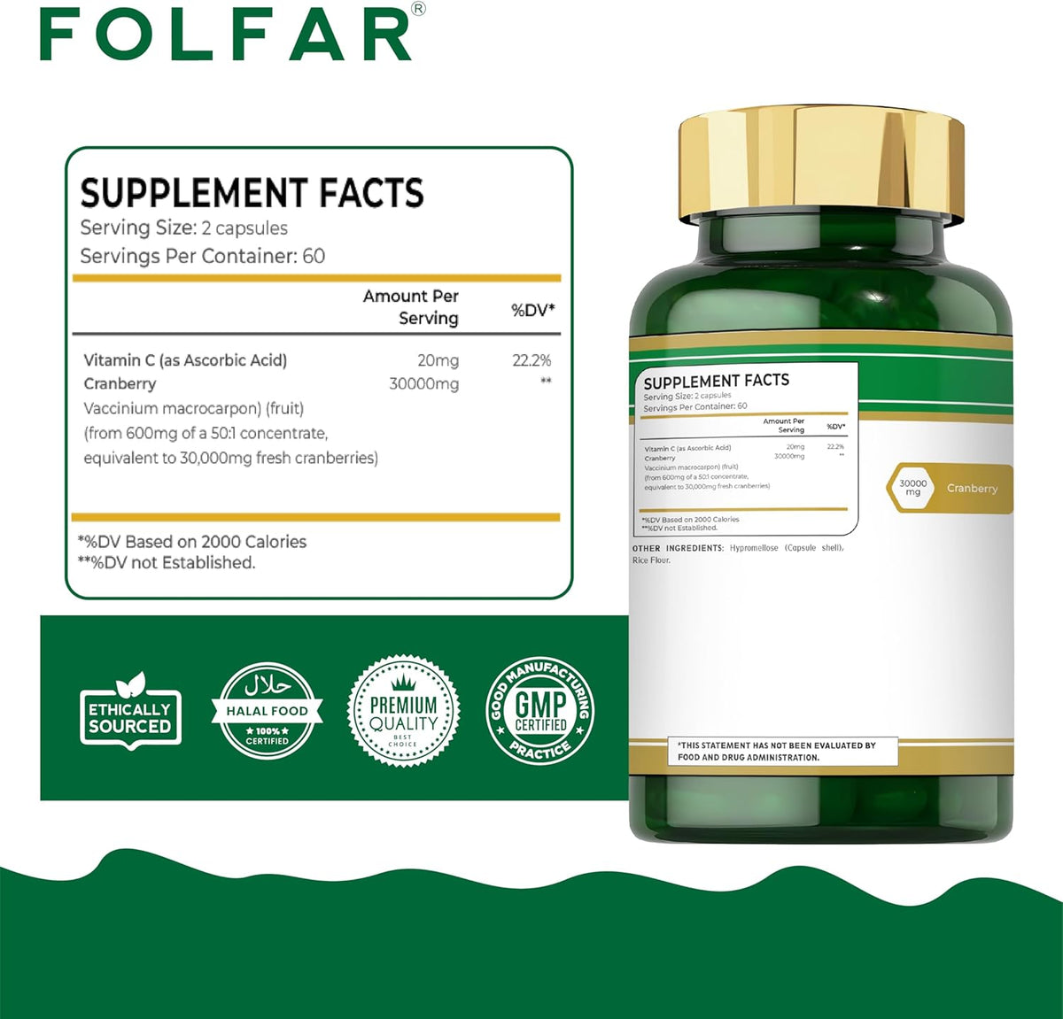 Dietary Supplements 120 capsules