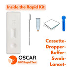 Oscar HIV1 & HIV2 Rapid Home Test Kit (Pack of 1)