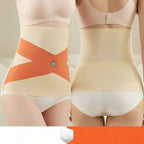 VKR Women’s High-Waist Shapewear Compression Briefs for Women, Post-Pregnancy Abdominal Support Band, After-Delivery & C-Section Friendly Belly Wrap, Everyday Waist and Tummy Support Wear (Beige)