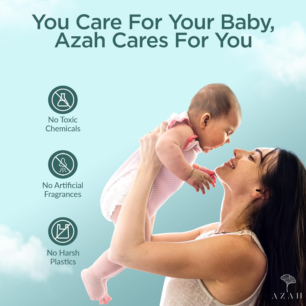 AZAH Maternity Pads after Delivery for Women (Box of 50) Ultra-Absorbent XXXL Pads for Women | Maternity Pads made for Heavy Flow, Postpartum Flow & Overnight flow | Without Disposable Bags