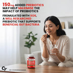 Carbamide Forte Women’s Probiotics Supplement 60 Billion CFU | Vaginal Probiotics & Gut Health Supplements with Cranberry Extract | 60 Veg Capsules (Pack of 2)