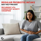Carbamide Forte Women’s Probiotics Supplement 60 Billion CFU | Vaginal Probiotics & Gut Health Supplements with Cranberry Extract | 60 Veg Capsules (Pack of 2)