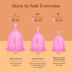 Medium Reusable Menstrual Cup, Applicator, Lubricant Gel & Collapsible Menstrual Cup Sterilizer Kit for Women (Pack of 1)