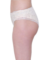 PLUMBURY Women Cotton Disposable Panties for Travelling/Spa/Surgery/Periods/Postpartum(Pack Of 12) X-Large