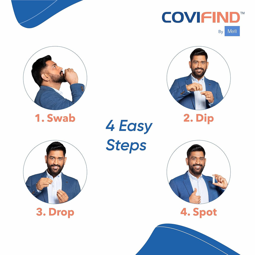 Covid-19 Rapid Antigen and Covid Test Kit- ICMR Approved for Home Use (Pack of 3)