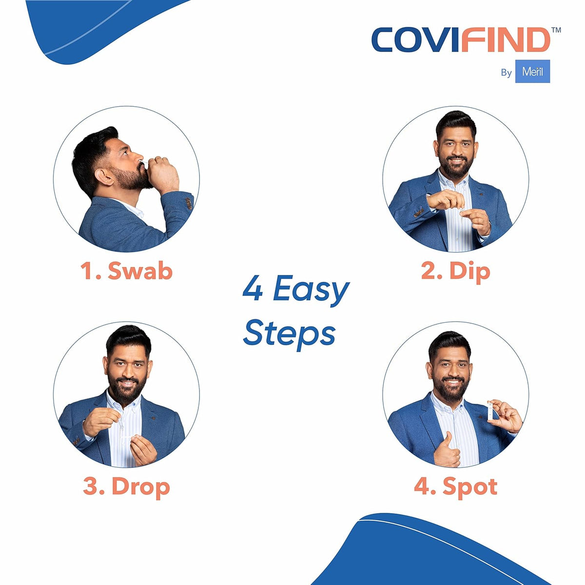 Covid-19 Rapid Antigen and Covid Test Kit- ICMR Approved for Home Use (Pack of 3)