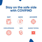 Covid-19 Rapid Antigen and Covid Test Kit- ICMR Approved for Home Use (Pack of 3)