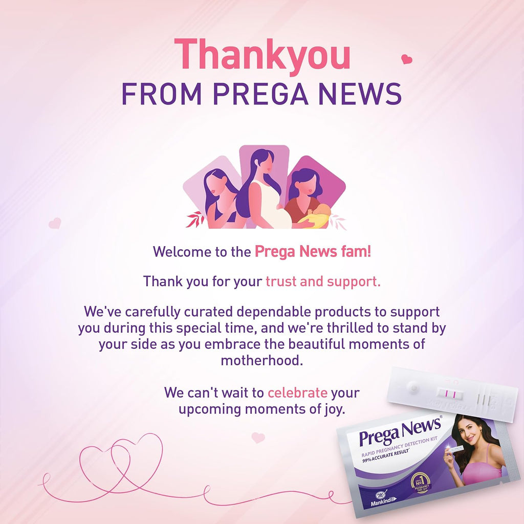Prega News Test Kit | One Step Urine Hcg Pregnancy Test Kit Device | 99% Accurate Results In 5 Mins | Indias No 1 Pregnancy Kit | Pack Of 5 Kits.