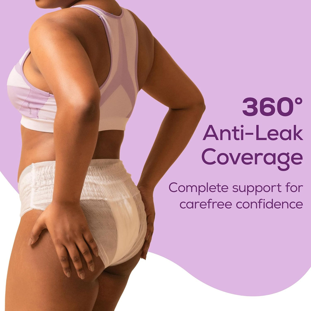 Evereve Period Panty For Girls & Women, (M-L), 2x10 Pcs, 360 Degree Coverage, 0% Leaks, High Absorbency For Heavy Flow, Maternity Delivery Pads, Postpartum & Overnight Protection, Disposable Panty