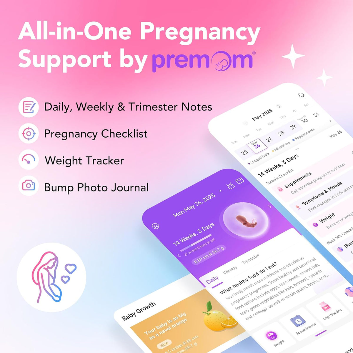 Easy@Home Ovulation and Pregnancy Test Kit: 50 LH Ovulation and 5 HCG Pregnancy Test Strips Powered by Premom App for Women Trying to Conceive