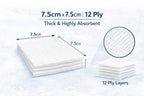 Sterile Gauze Swabs 7.5cm x 7.5cm 12 Ply American Fold – 4 Pack | 100% Cotton ETO Sterilized | Medical Grade Wound Dressing Pads for First Aid & Surgical Use (1, Sterile Gauze)