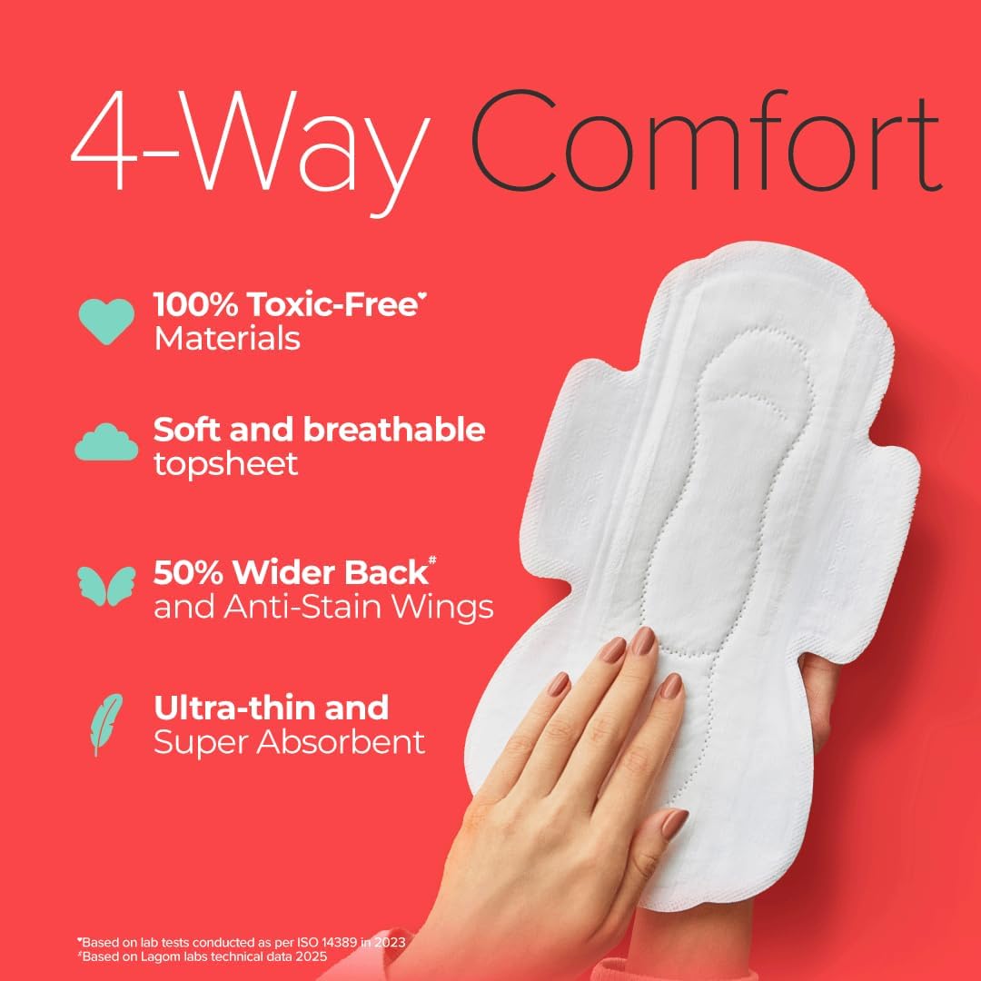 Nua Sanitary Pads Fragrance-Free 30 pads
