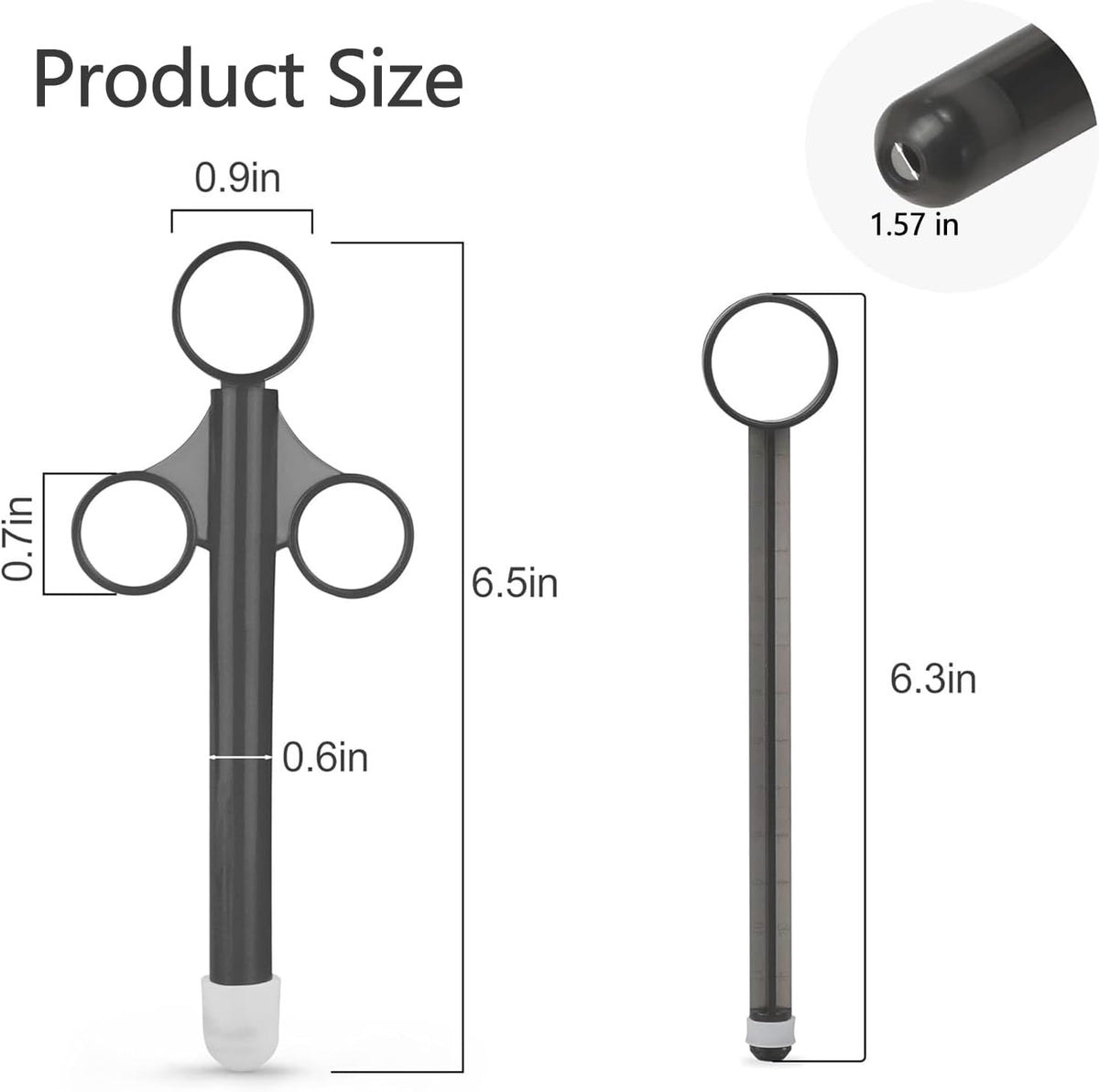 Applicators and Syringes Silicone Reusable 10 ml