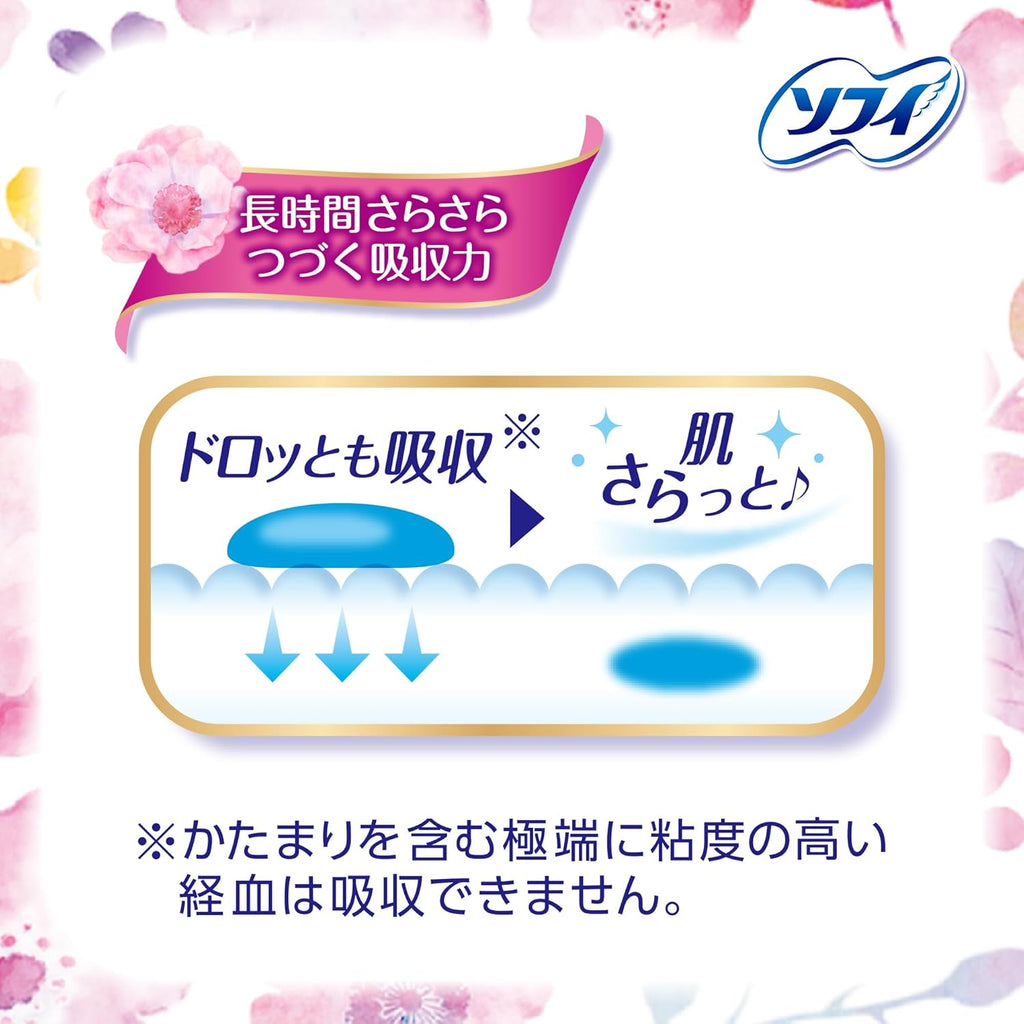 Sofy Sanitary Pads With Wings 50 pieces 23cm