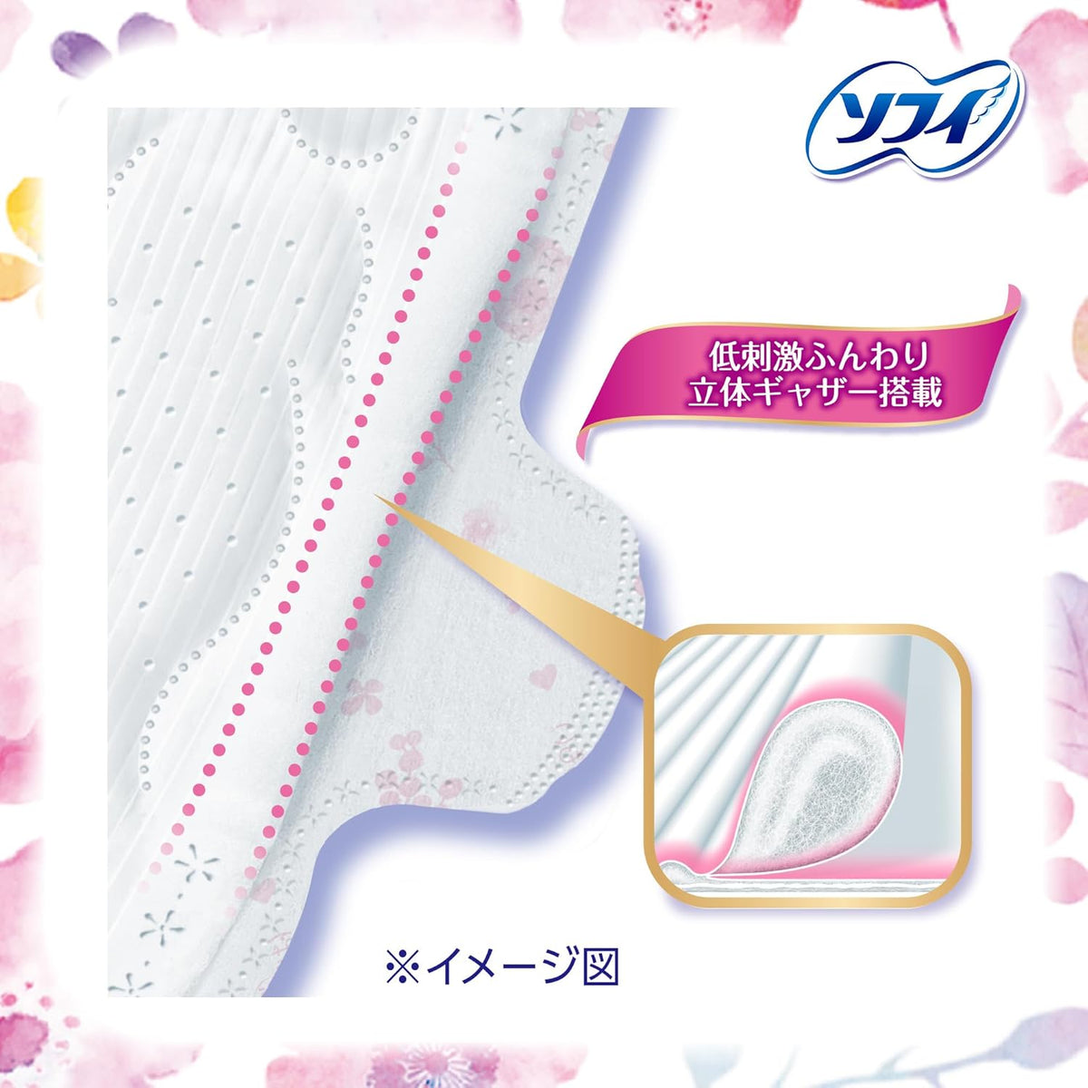 Sofy Sanitary Pads With Wings 50 pieces 23cm