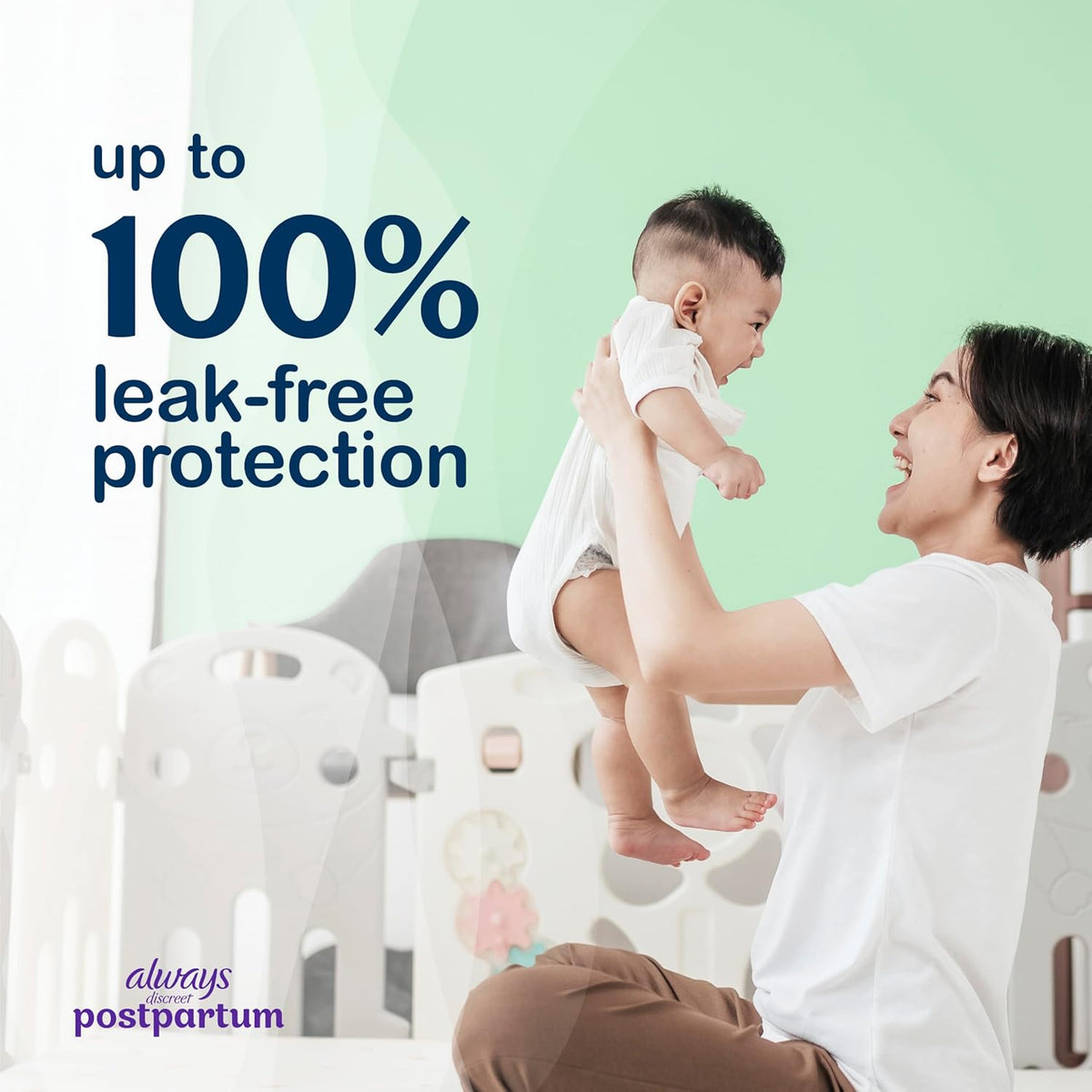 Always Discreet Incontinence Pads Postpartum 14 pieces