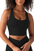 YITTY Active Sports Bra Tank, Tank Top for Women with Built-in Bra, Racerback, Removable Cups, Low-Impact Yoga and Gym