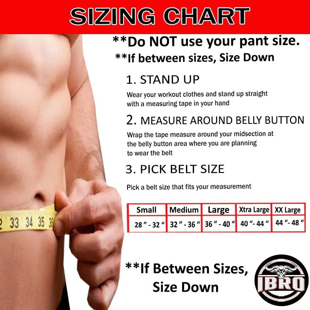 IBRO Powerlifting Lever Gym Belt – Power 8MM, 10MM or 13MM Extreme Heavy Duty Genuine Leather Belts - Squats Deadlifts Bodybuilding Weight Lifting IPF Power Lifting Strongman for Men