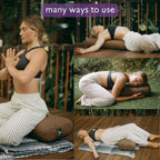 Hugger Mugger Standard Yoga Bolster - Firm, Supportive, Handmade, Durable