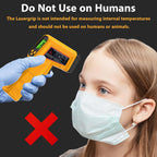 FKM Infrared Thermometer Gun Non-Contact Laser Temperature Gun,-58°F~986°F | Adjustable Emissivity,Digital IR Thermometer Gun for Cooking,Griddle,Pizza Oven,BBQ,HVAC,Automotive,Industrial,Not for Human