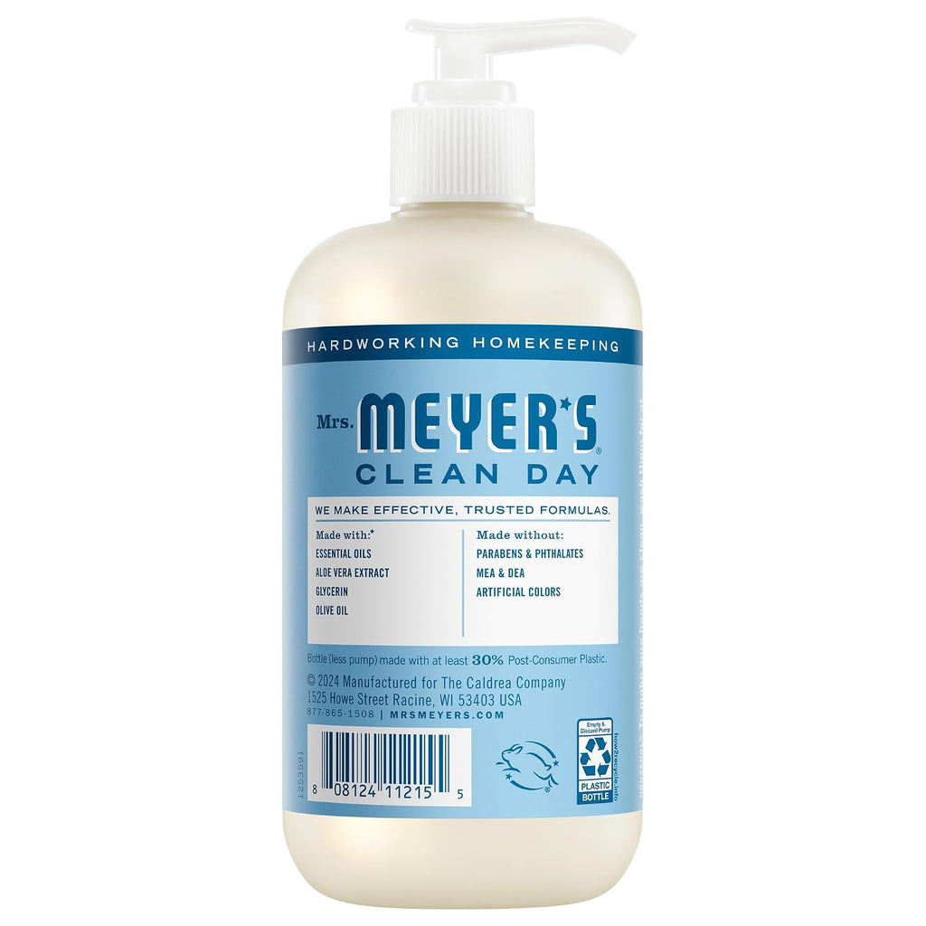Mrs. Meyer's Clean Day, Hand Soap, Rain Water Scent, 12.5 Fl Oz
