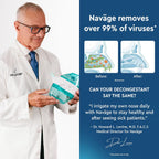 NAVAGE® Deluxe Bundle: Nose Cleaner, 30 SaltPods, Caddy, Black Bag | Deluxe Set: Powered Nose Sinus Cleaner, Storage Caddy, Batteries & Matching Black Travel Bag for Congestion & Sinus Relief