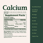 Nature's Bounty Calcium 1200 mg with 1000 IU Vitamin D3, 2 Per Day, 120 Ct