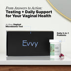 Evvy Women's 3-in-1 Probiotic Gut, Urinary & Vaginal Health | 30 Day Supply