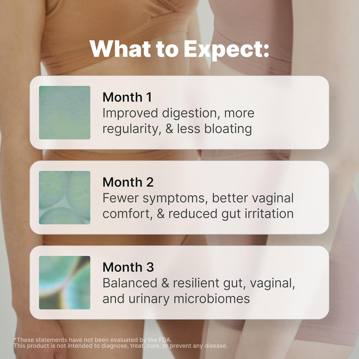 Evvy Women's 3-in-1 Probiotic Gut, Urinary & Vaginal Health | 90 Day Supply