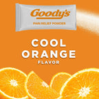 Goody's Extra Strength Headache Powder, Cool Orange Flavor, Dissolve Packs, 4 Individual Packets