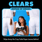 DUDE Wipes Unscented Adult Flushable Wet Wipes, Sensitive Skin, 144 Count | 99% water, extra large flushable butt wipes. Fragrance free, hypoallergenic, vitamin E and aloe. Septic safe. 3 packs of 48.