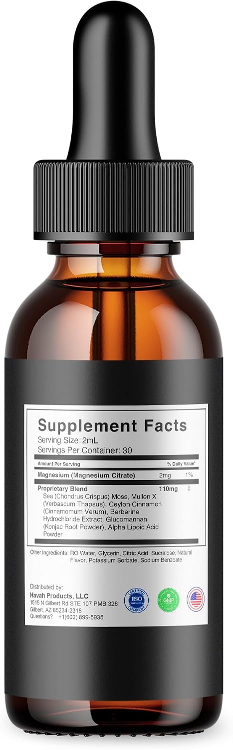 Havah Nexburn Drops Premium Liquid Supplement (2 Pack - 4oz / 120ml)