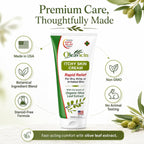 Oleavicin Extra Strength Anti-Itch Cream - Itchy Skin Cream for Fast Itch Relief - Natural Anti Itch Cream for Adults & Kids - Organic Olive Leaf Extract - Steroid-Free Rash Relief for Sensitive Skin