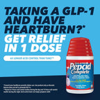 Pepcid Complete Acid Reducer + Antacid Chews, 10mg Famotidine, 50 Ct | Heartburn Relief, OTC, 800mg Calcium Carbonate, 165mg Magnesium Hydroxide, 10 mg Famotidine, For Acid Reflux, Tropical Fruit