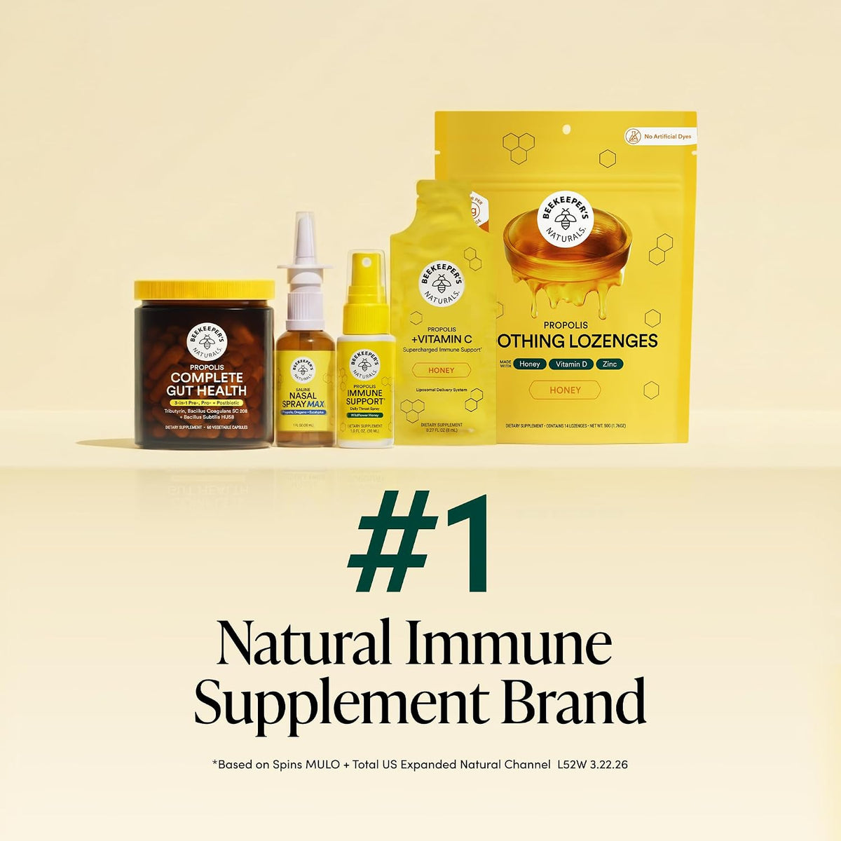 Beekeeper's Naturals Kids Propolis Immune Support Throat Spray, 1 oz | Natural Immune Support & Sore Throat Relief, Has Antioxidants, Gluten-Free