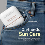 KAHI Airy Fir Sun Stick S - SPF 50+ Duck Keyring - Triple Functional Broad Spectrum Face Sunscreen Stick - Waterproof, Sweatproof & Sandproof - Korean Skin Care 0.45 oz
