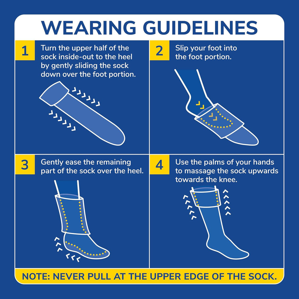 Dr. Scholl's womens Graduated Compression Knee High Socks - Comfort and Fatigue Relief - Mild 8-15 Mmhg