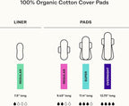 The Honey Pot Company - Cotton Comfort - Regular Pads for Women | Non-Herbal - Organic Cotton Cover - Menstrual Pads w/Wings - No Fragrance & Ultra-Absorbent Pulp Core - Feminine Care - 80ct