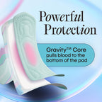 Kotex BioCare Ultra Thin Pads, Wings, Heavy, 24 Count