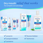 SALIVEA Dry Mouth Toothpaste Anticavity Fluoride Mint 4.3 oz Pack of 1 | Anticavity fluoride with xylitol and calcium, SLS free low foaming gentle formula for daily oral defense and fresh breath