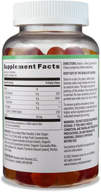 Amazon Basics Soft Fiber Gummies for Digestive Health and Regularity, Orange, Lemon & Strawberry Flavors, 90 Count, (Previously Solimo) (Pack of 2)