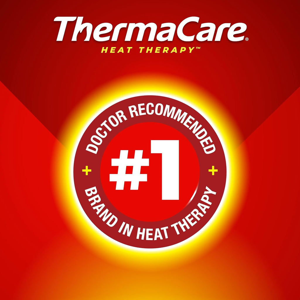 ThermaCare Advanced Back & Hip HeatWraps, Long-Lasting, Disposable Heat Therapy for Lower Back Pain, Muscle Soreness, & Herniated Discs, Drug-Free (L-XL, Pack of 10) | 16-Hour Therapy, Adhesive, Flexible Fit Design
