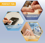 MED PRIDE Sterile Alcohol Prep Pads, Medical Grade, 2-Ply, 100-Count