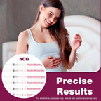 easy@Home 20 Pack Pregnancy Test Strips: Early Detection hCG Test Kit | 20 Bulk Pregnancy Strips - Pruebas de Embarazo, Powered by Premom APP