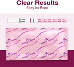 easy@Home 20 Pack Pregnancy Test Strips: Early Detection hCG Test Kit | 20 Bulk Pregnancy Strips - Pruebas de Embarazo, Powered by Premom APP