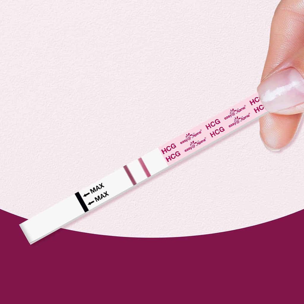 easy@Home 20 Pack Pregnancy Test Strips: Early Detection hCG Test Kit | 20 Bulk Pregnancy Strips - Pruebas de Embarazo, Powered by Premom APP
