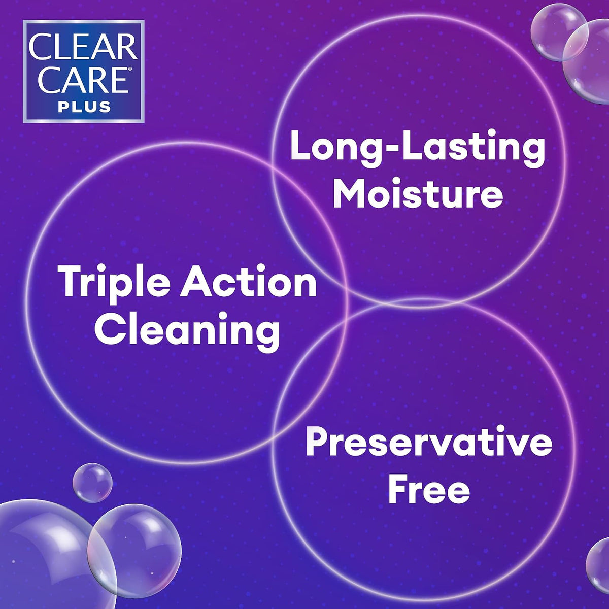 CLEAR CARE PLUS Cleaning & Disinfecting Contact Lens Solution 12 Oz, 2 Pack