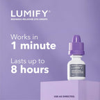 Lumify Redness Relief Eye Drops, Whiter & Brighter Looking Eyes, 0.17 oz | Fast-acting redness relief in 1 min, lasts up to 8 hours, For Whiter & Brighter Looking Eyes, 5 mL