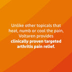 Voltaren Arthritis Pain Gel, Diclofenac Pain Relief Cream, 100 g, 2 Pack | Prescription Strength Topical Arthritis Pain Relief with Diclofenac, Targets Inflammation, Improves Mobility, Easy Open Cap